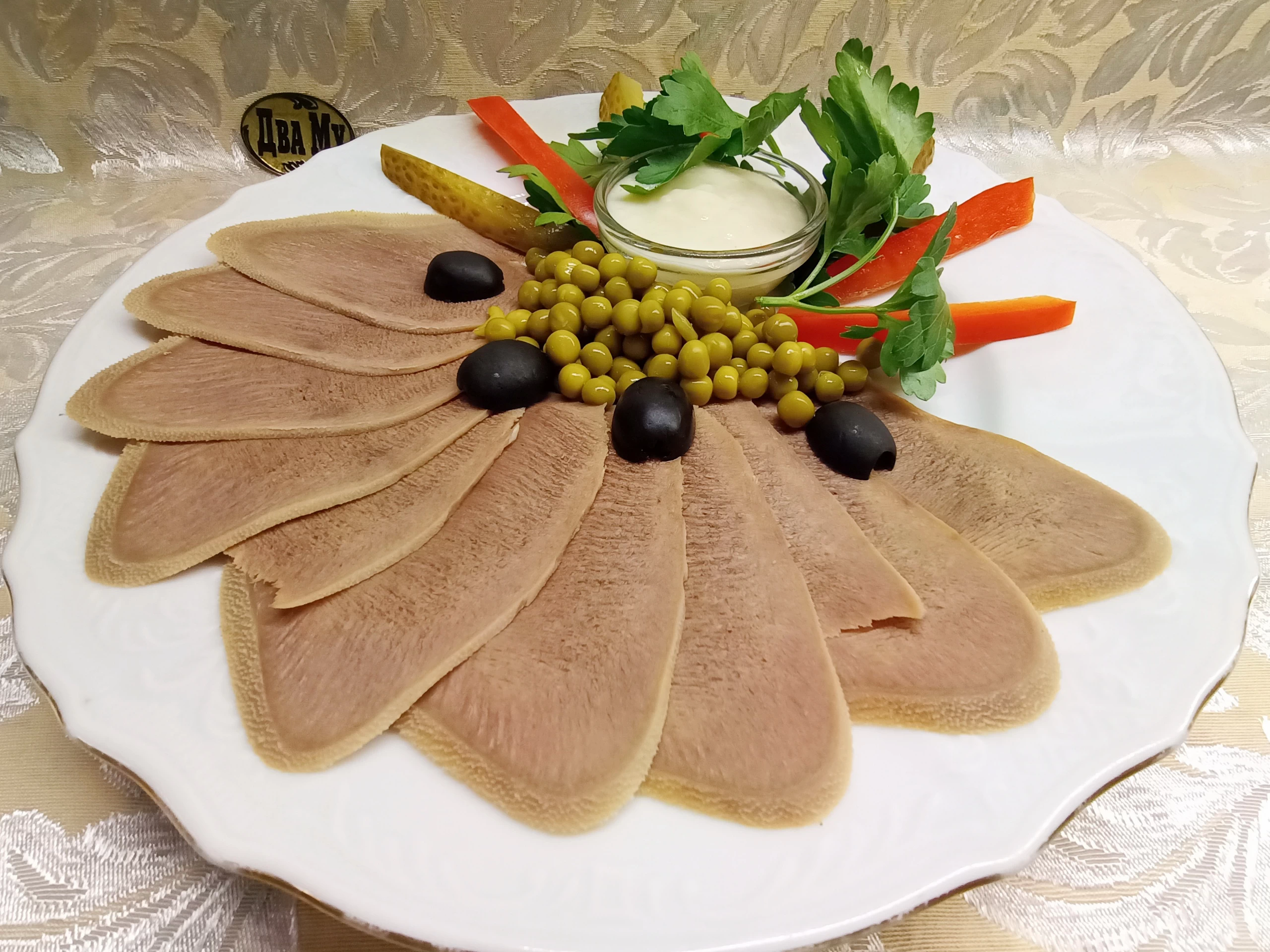 Язык говяжий с хреном